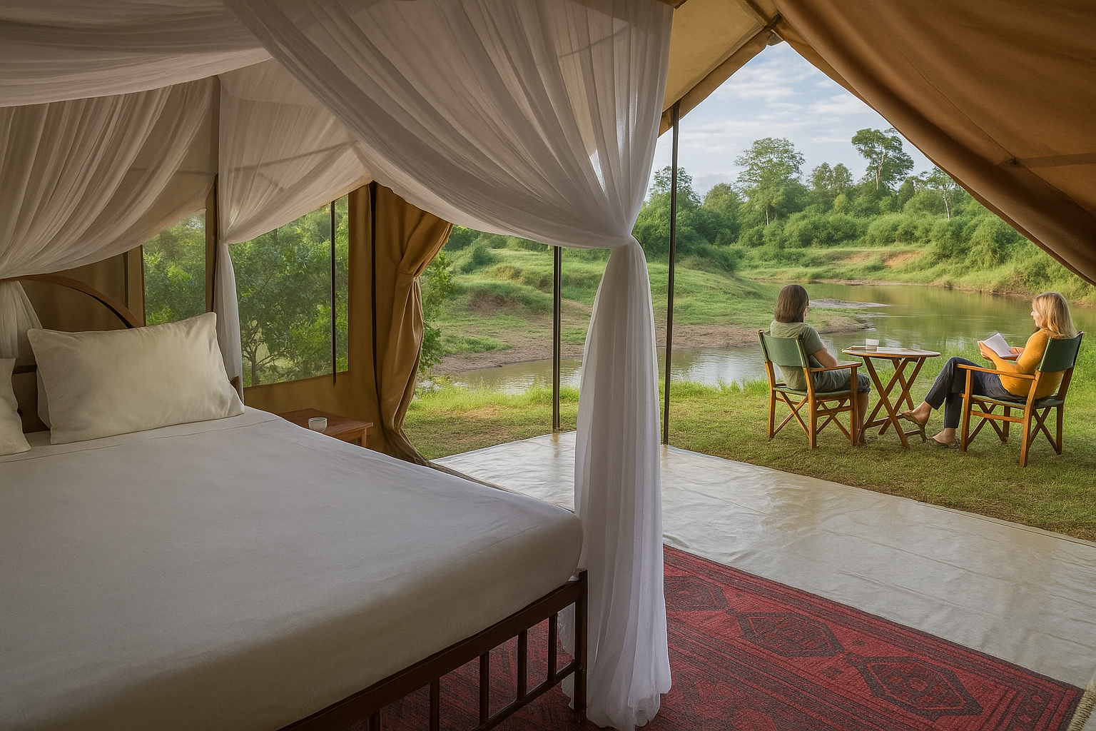 Prime Maasai Mara Riverfront Safari Camp - For Sale